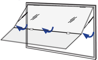 Optional Hinged Sashes