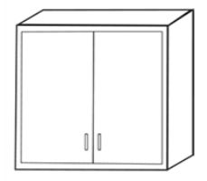 2 Door Wall Cabinet