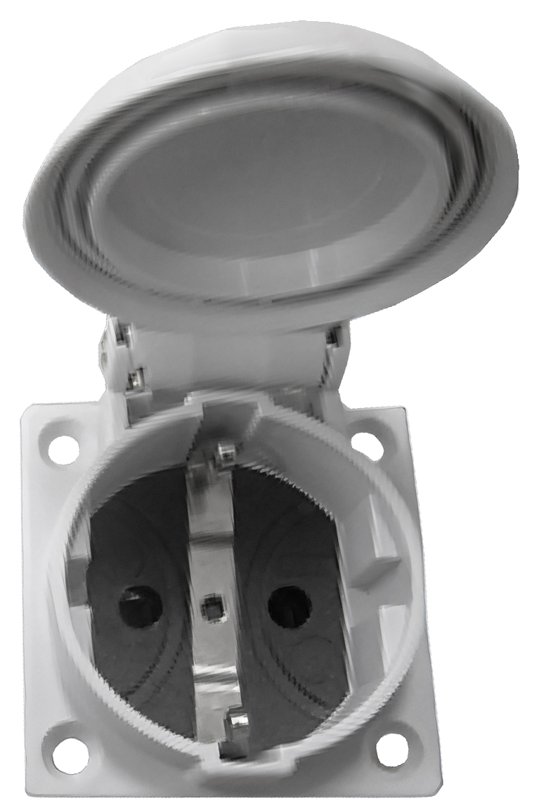 Continental European Socket with Cover Cap
