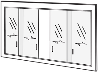 Horizontal Sashes
