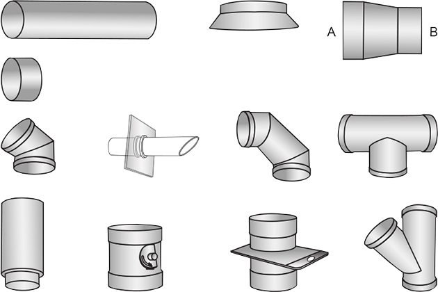 Fume Hood Ductwork and Venting Accessories
