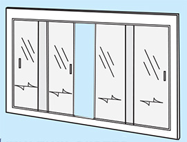 Standard Vertical Sashes