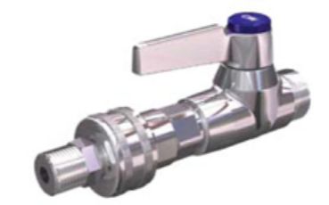 High Flow Water Valve, Straight Pattern