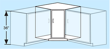Spacious Corner Cabinet