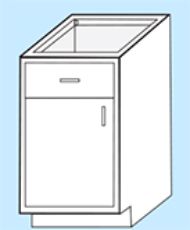 1 Drawer - 1 Door